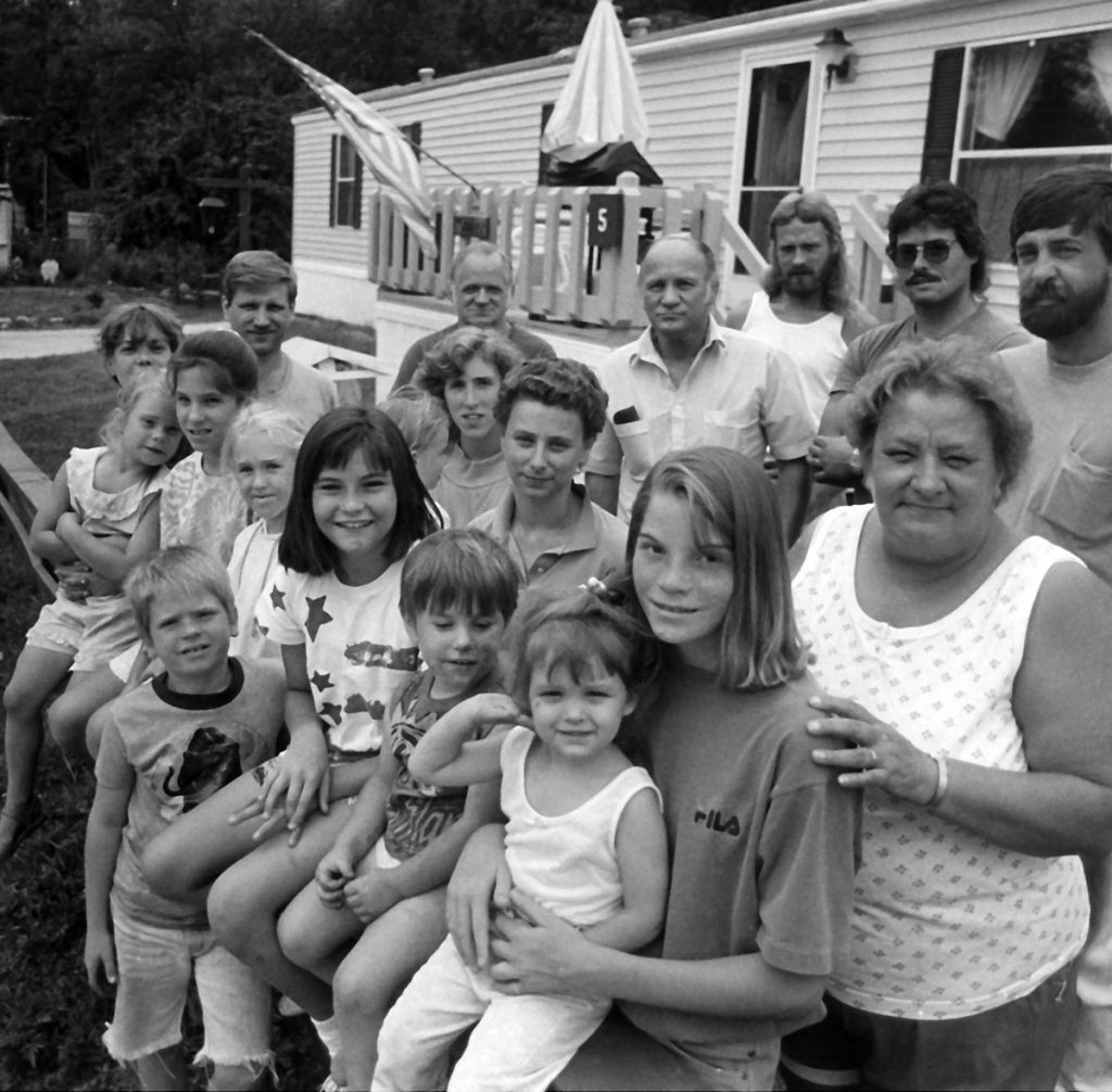 Some of the families in Meredith Center Cooperative.
